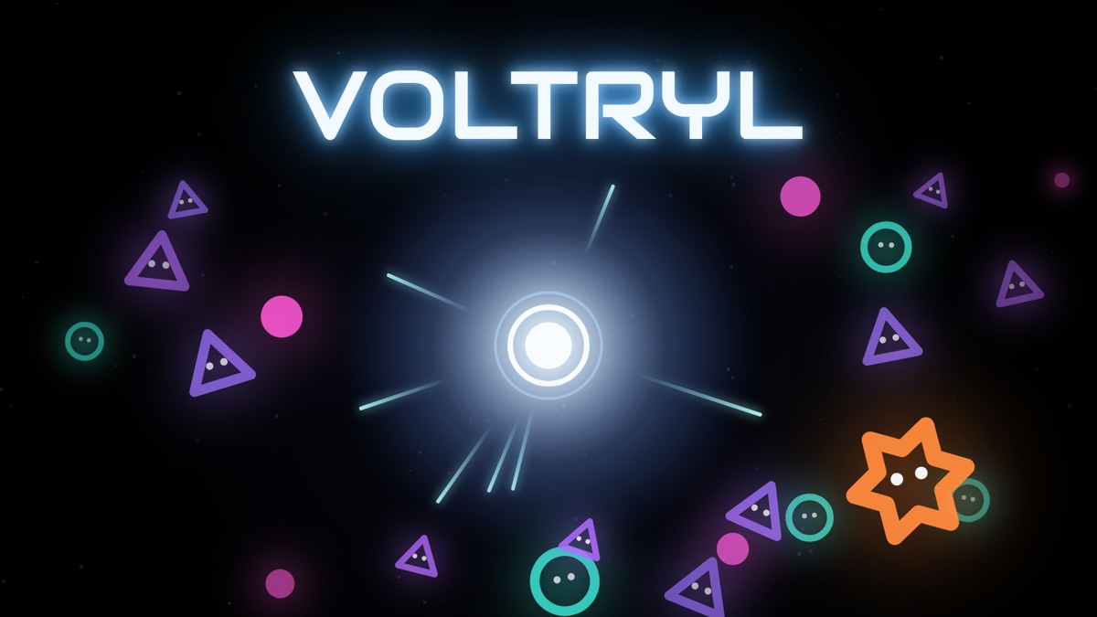 Voltryl — A neon horde survivor where light is your range — hold the glow, or the dark closes in.
